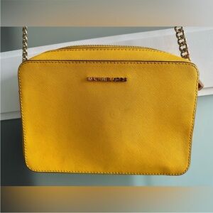 Michael Kors Vibrant Yellow Crossbody Bag